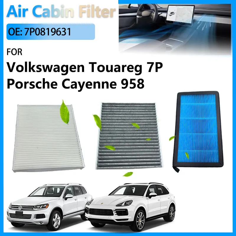 

HEPA Auto Air Conditioning Cabin Filter For Volkswagen VW Touareg 7P MK2 3.0T Porsche Cayenne 958 3.0 4.8 Accessories 7P0819631