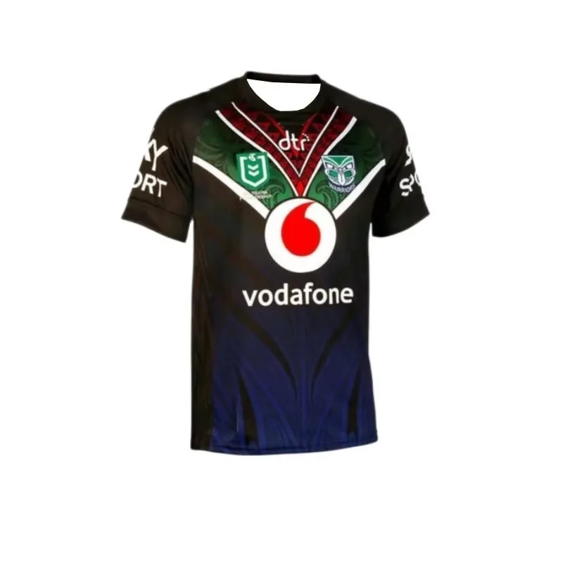 2026 Summer Men's Bestseller New Zealand Warriors Rugby Training Uniform T-shirt for Both Men and Women Family Matching