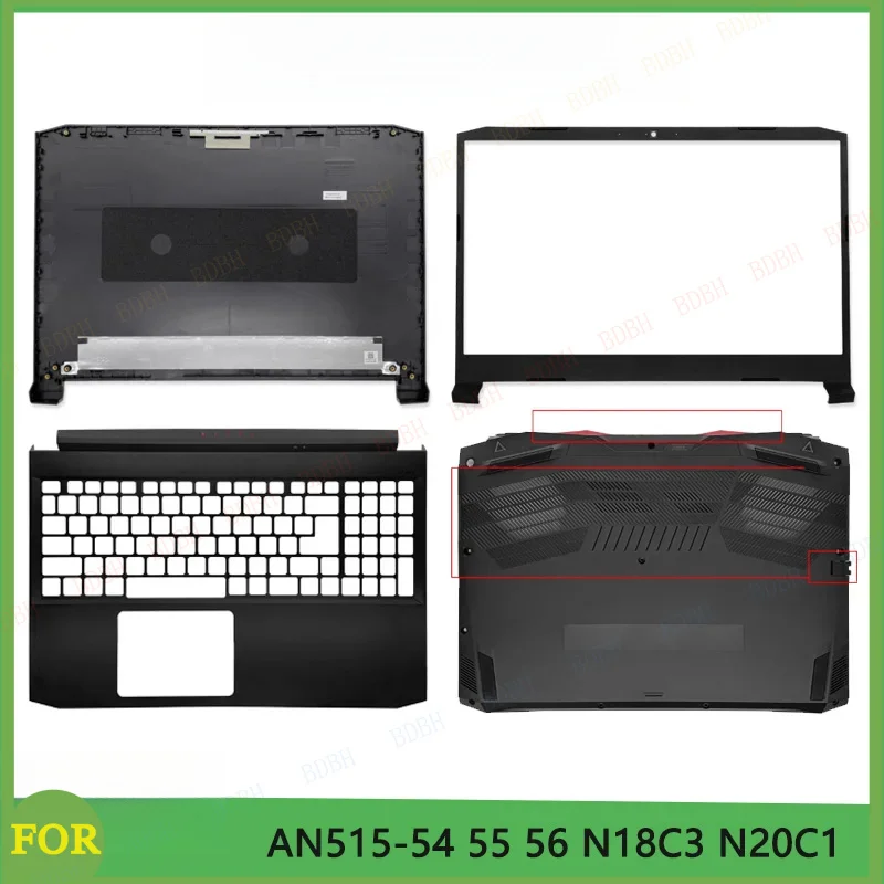 Replace Cover For AN515-54 /55/56/57 AN515-53 N18C3 N20C1 New Laptop LCD Back Cover Front Frame Palmrest Upper Bottom Base Case