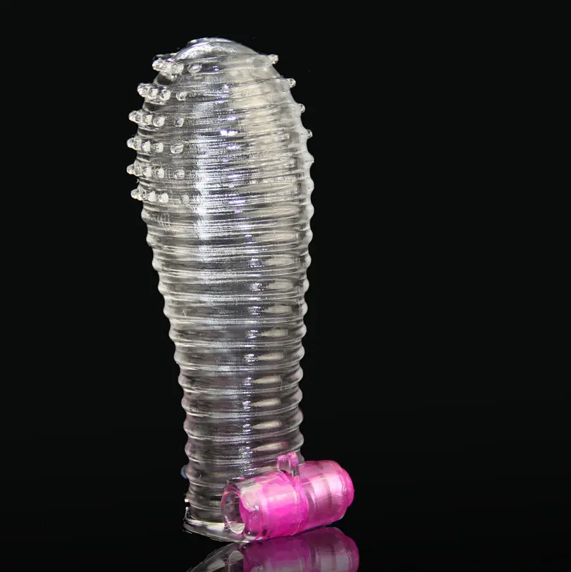 Sex Toy triple vibrator extender delay condom,Man Reusable dot penis sleeve cock ring sheath ball loop clit massage