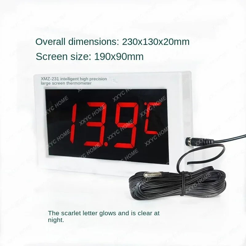 Scarlet letter large screen digitala utomatic thermometer r cold storage industrial pool temperature