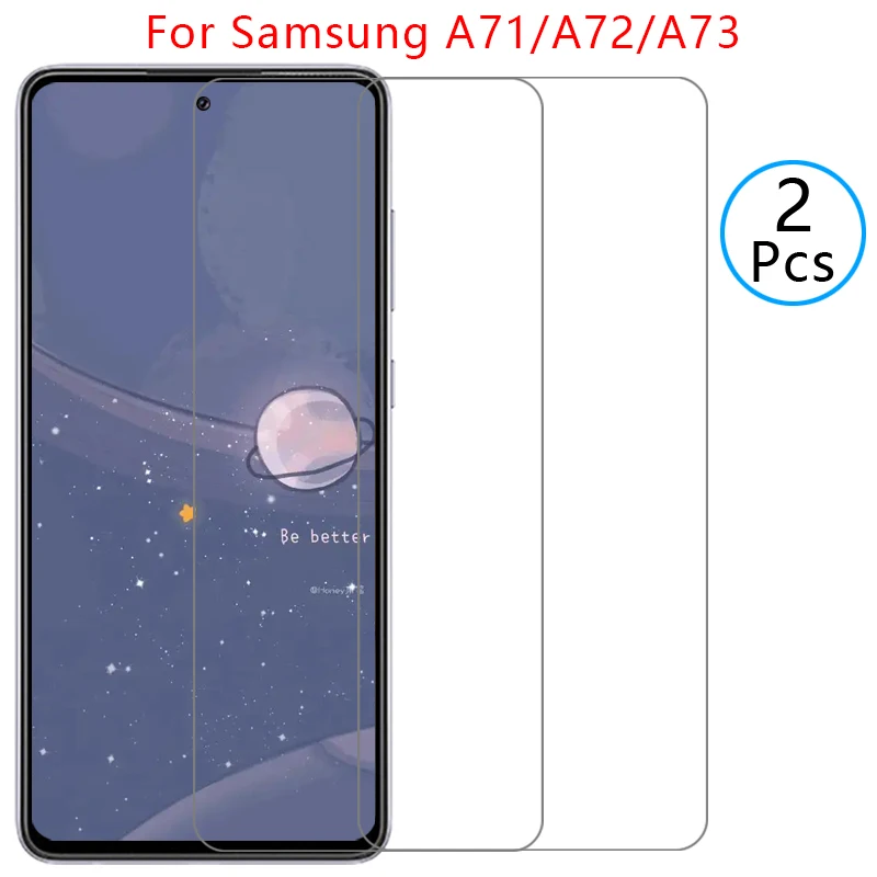 Funda de vidrio templado para Samsung Galaxy A71 A72 A73 5G, carcasa trasera 360 para A71 A72 A73 A71A A72A A73A 5G
