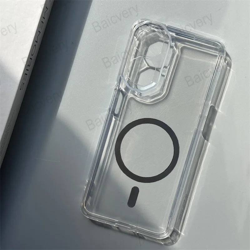 Capas For ZTE nubia Neo 2 Z2352N Transparent Clear Soft TPU Back Cover With Magnetic Sticker