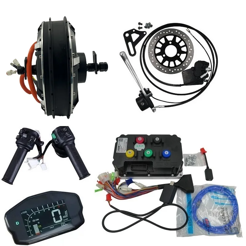 

QSMOTOR 8000W Electric Motorbike Hub Motor Conversion Kits