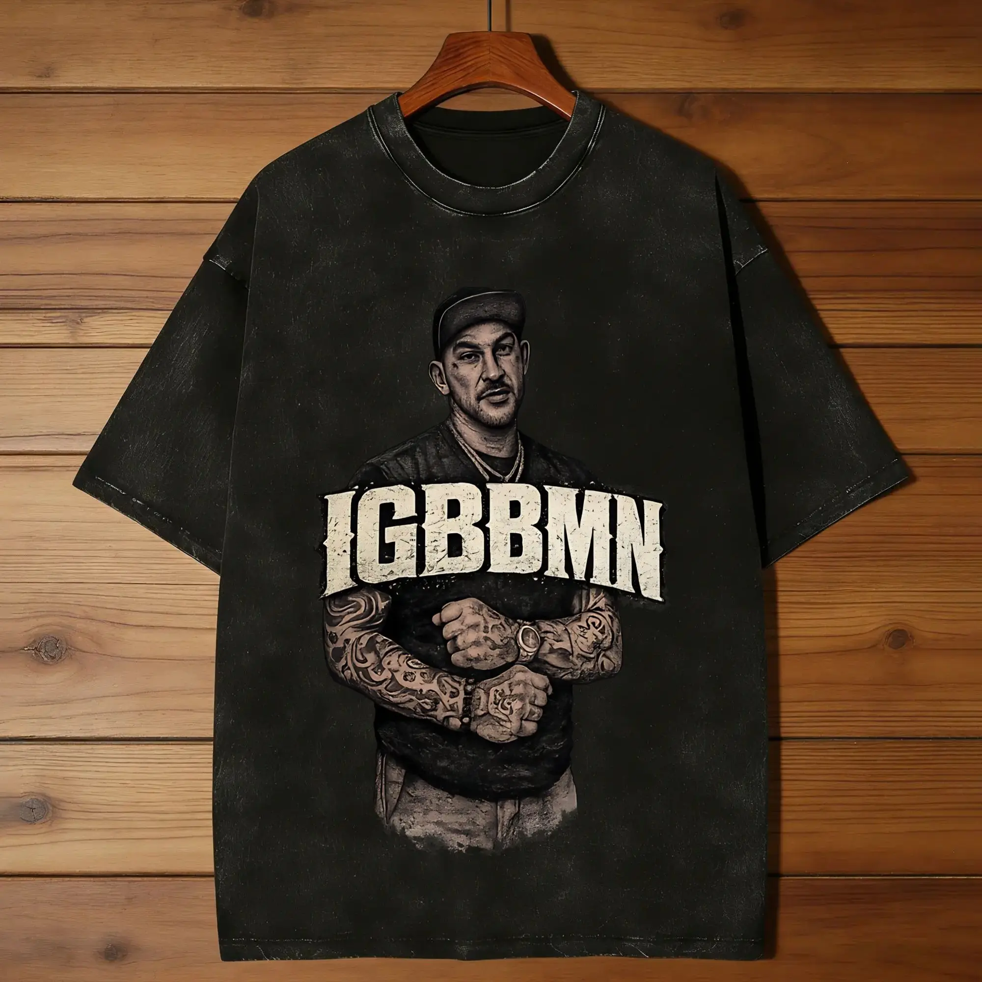 IGBBMN Its Gonna Be Bad My Ninja Washed T-Shirt Man  Street Style Beach O-Neck Hipster Tee Shirt Print Big Size Tops