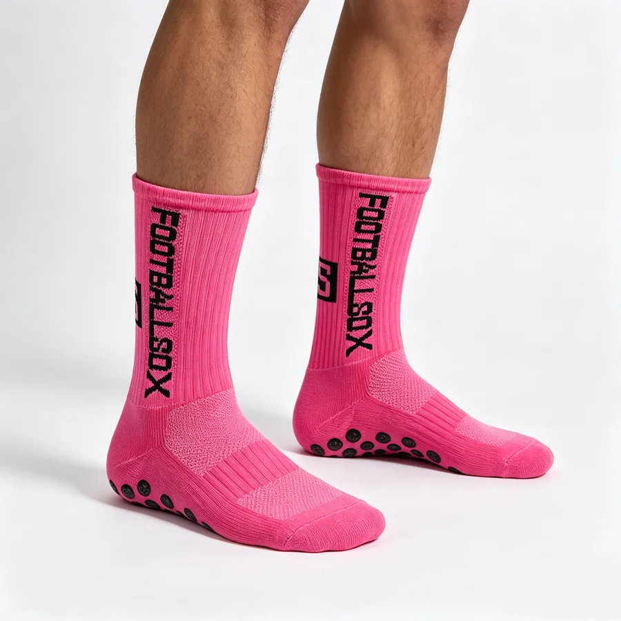 3/6/9pairs Men Women Non Slip Grip Socks Shockproof Towel Bottom For Soccer Baseball view 4
