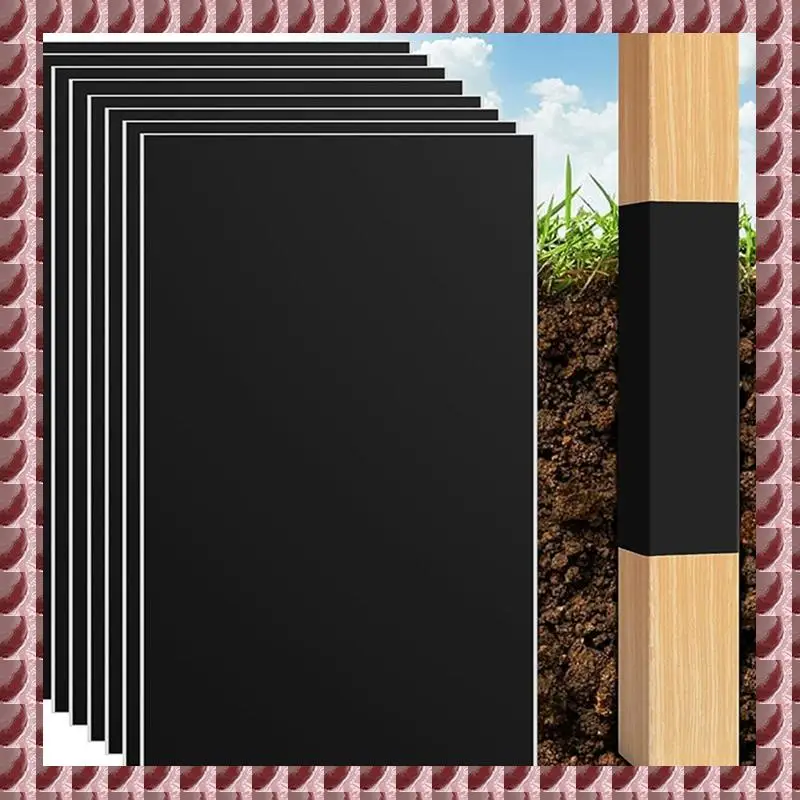 

A95G 8-комп. Защита столба для забора, водонепроницаемая защита вращения забора, деревянная обертка для столба, подходит для стоек