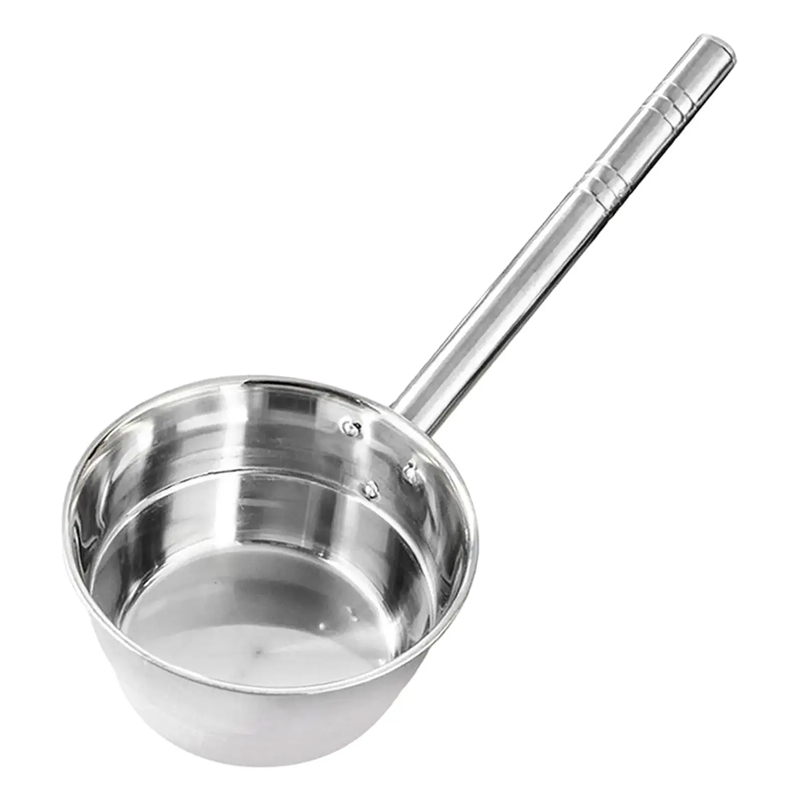 10inch Soup Ladle Large Lade Tools Stainless Steel Ample Capacity Big Spoon for Rinse Hair Washing Watering Gardening Home