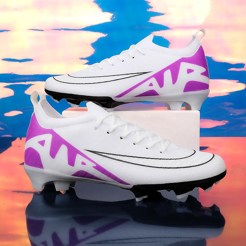 

Лидер продаж 202, мужские футбольные бутсы TF/FG, детские износостойкие тренировочные кроссовки, уличные нескользящие кроссовки, размер 35-45