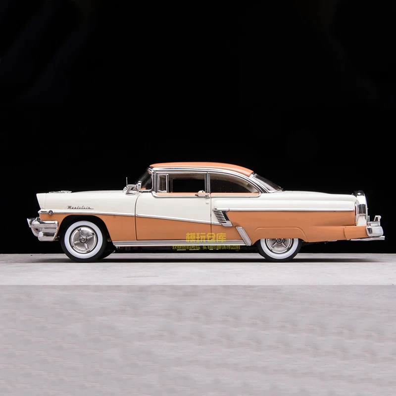 Diecast Original 1:18 Scale Ford Mercury Montclair 1956 Simulation Alloy Car Model Static Display Collectible Toy Gift Souvenir