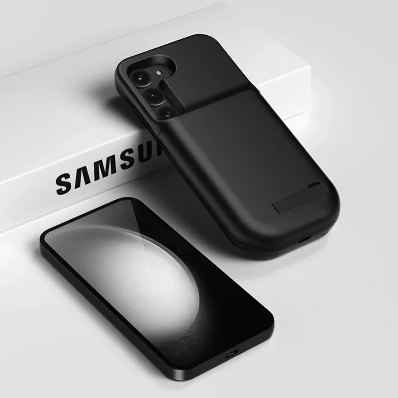 Casing Pengisi Daya Baterai 10000MAh Baru untuk Samsung S23/S23 + Plus /S23 Baterai Ultra Pengisi Daya Bank Daya Klip Belakang Portabel
