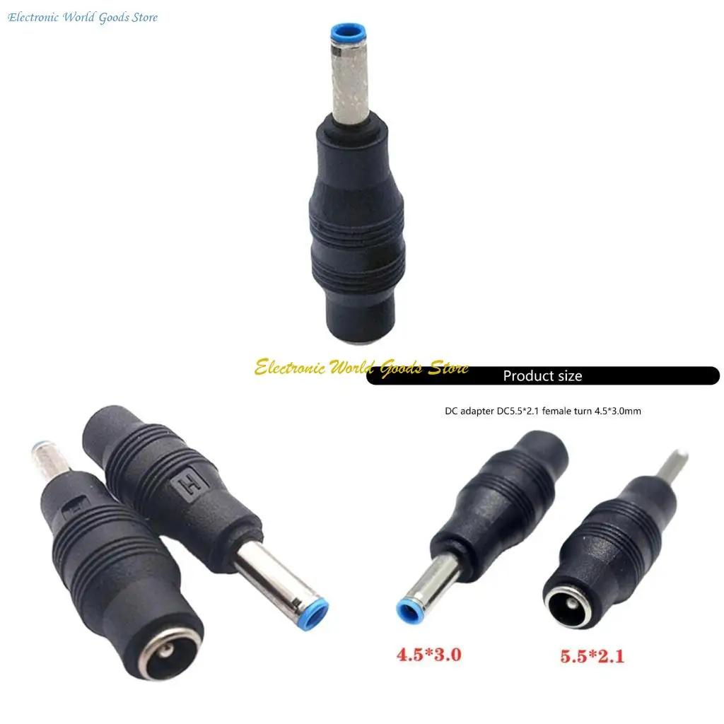 

A3PD Портативный DC5521 женский в DC4.5x3,0 мм мужской конвертер преобразование адаптера конвертера