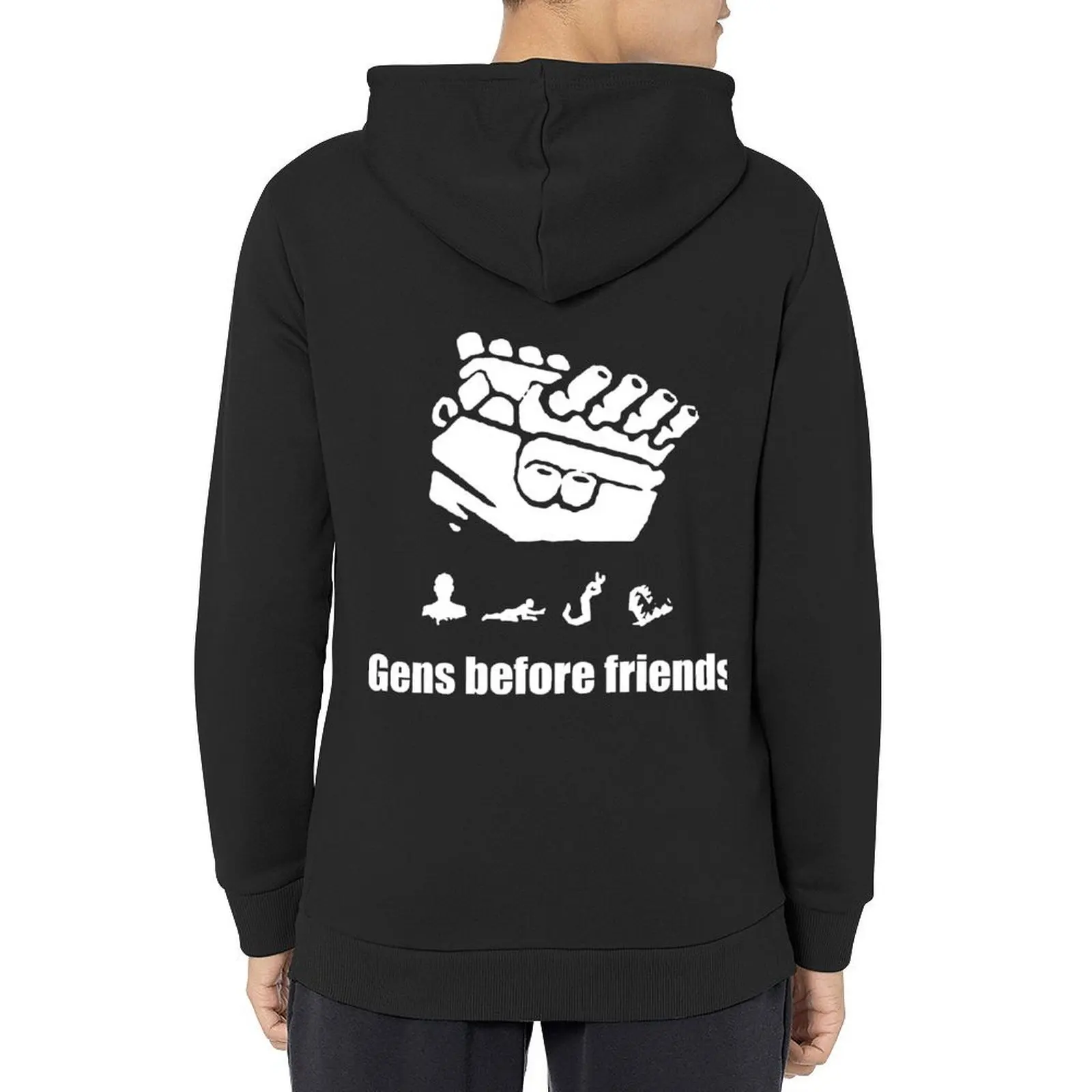 

Gens Before Friends! Hoodie mens clothes men clothing men's clothing hooded shirt men's hoodies