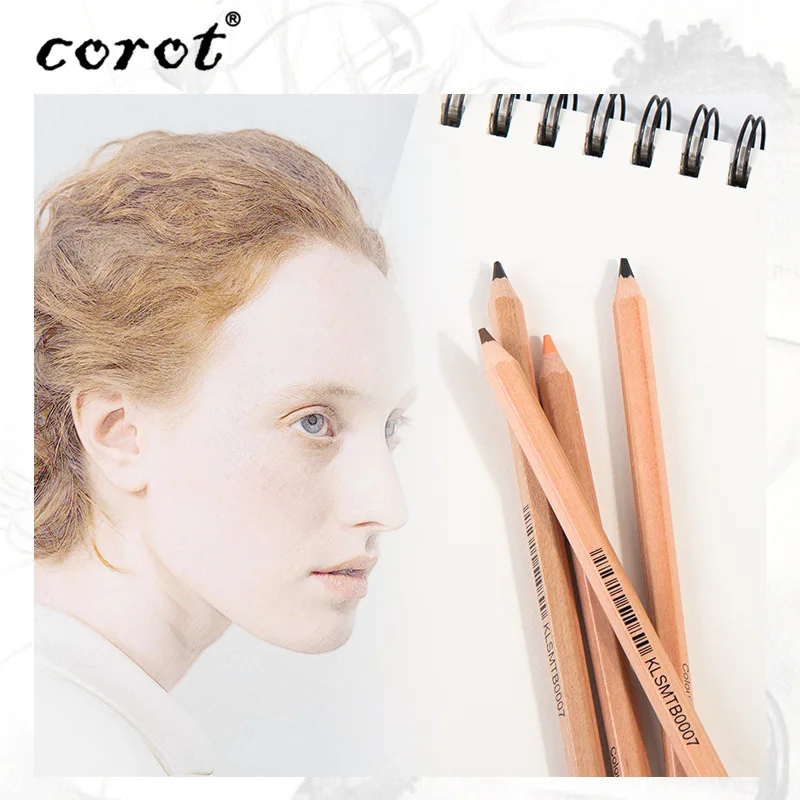 Skin Tone Pencil 12 Colors Pastel Pencil Head Portrait Pencil Pastel Colored Pencil Cross-border Exclusively for Skin  Pencil