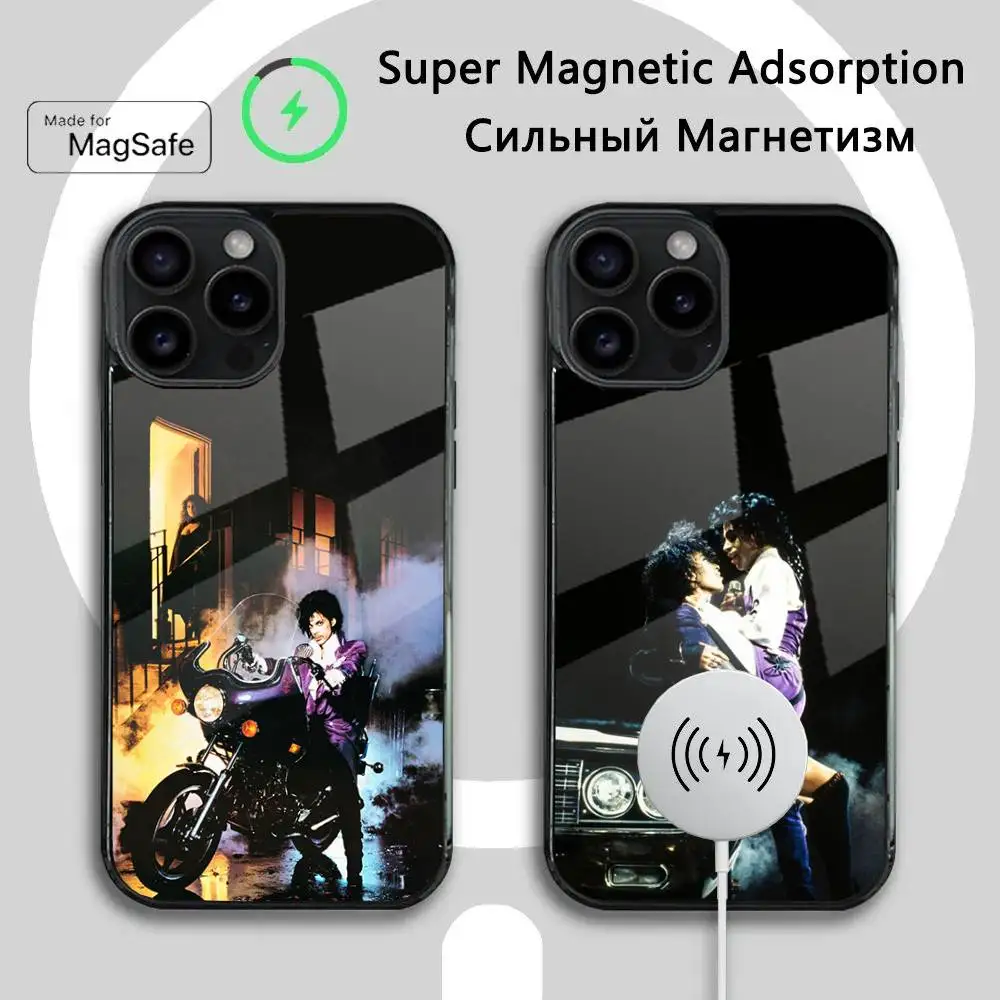 

Singer P-Prince Phone Case For iPhone 16 15 14 13 12 11 Plus,Pro,Max Mini Magsafe Magnetic Wireless Charging