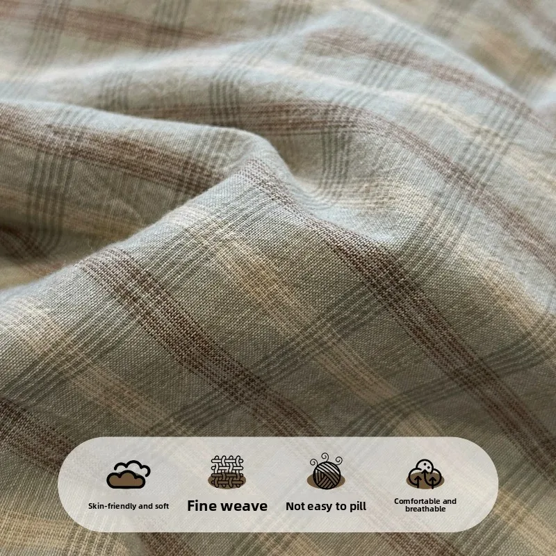 2026 Hot Selling Summer Four Piece Air Conditioning Bedroom Room Blanket Machine Washable for Summer Double Use