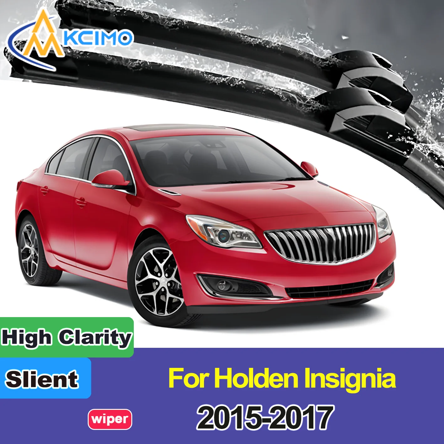 

KCIMO 2PCS New Wiper Blades for Holden Insignia GA 2015-2017 Opel Insignia Vauxhall Insignia (United Kingdom) Buick Regal Brush