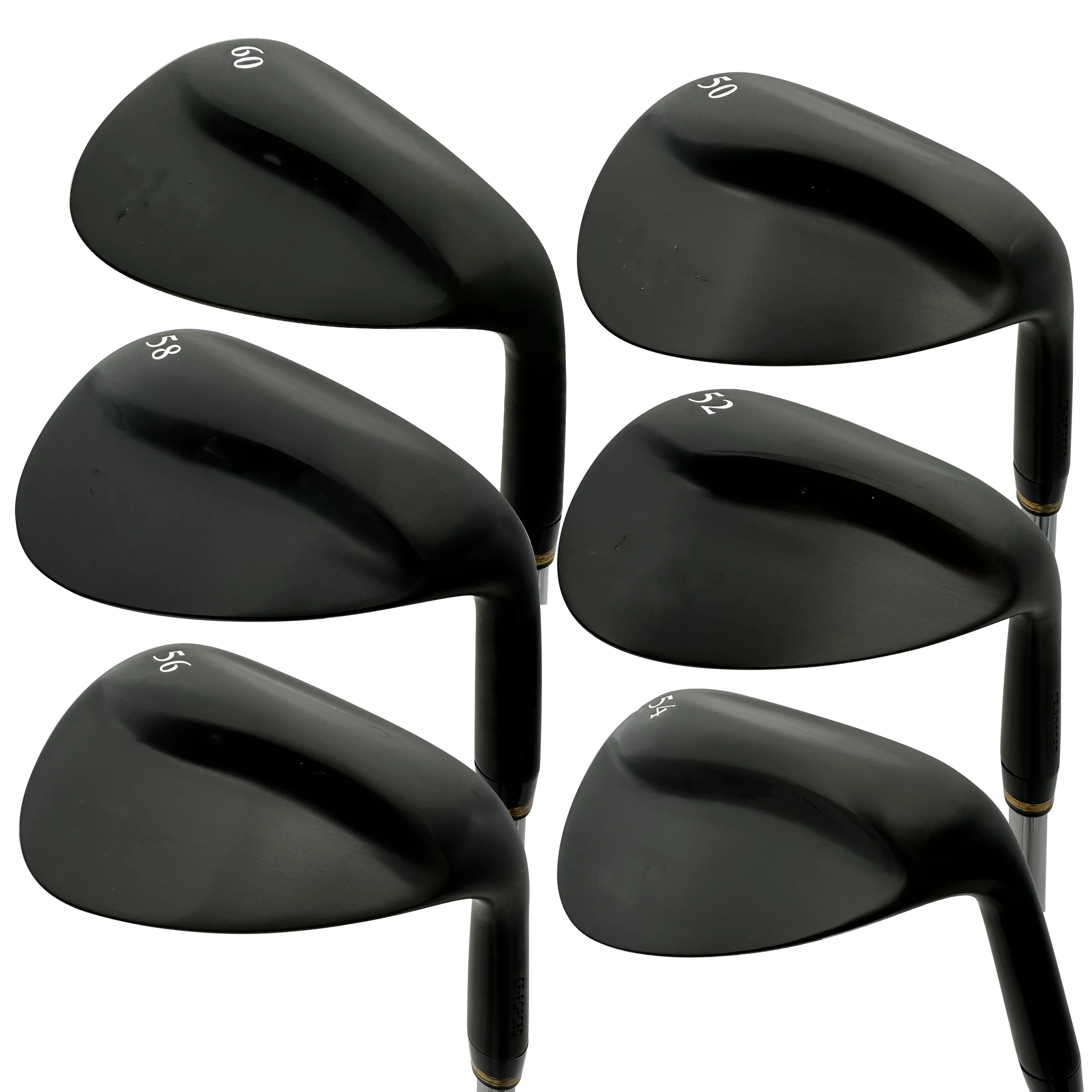 Golf Wedges with Steel Shaft, Brand New Black, 50, 52, 54, 56, 58, 60 Degree, Including Head Cover, Free Shipping