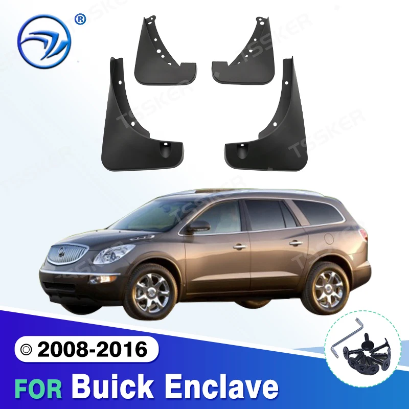 Guardabarros delanteros y traseros de coche para Buick Enclave 2008 2009 2010 2012 2013 2014 2015 2016 accesorios guardabarros estilo coche