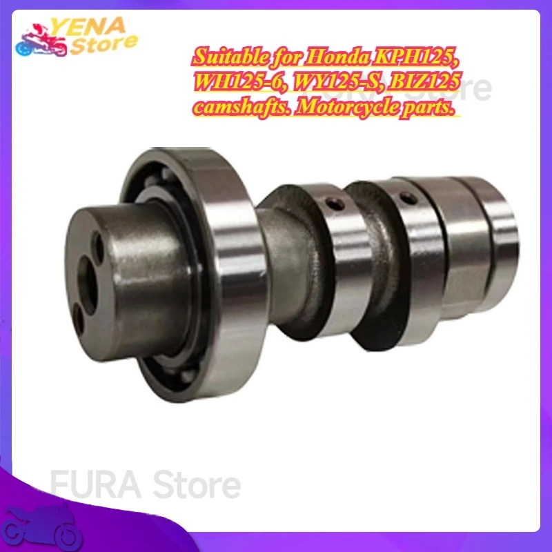 

Motorcycle camshaft Suitable for Honda KPH125, WH125-6, WY125-S, BIZ125 camshafts. Motorcycle parts.