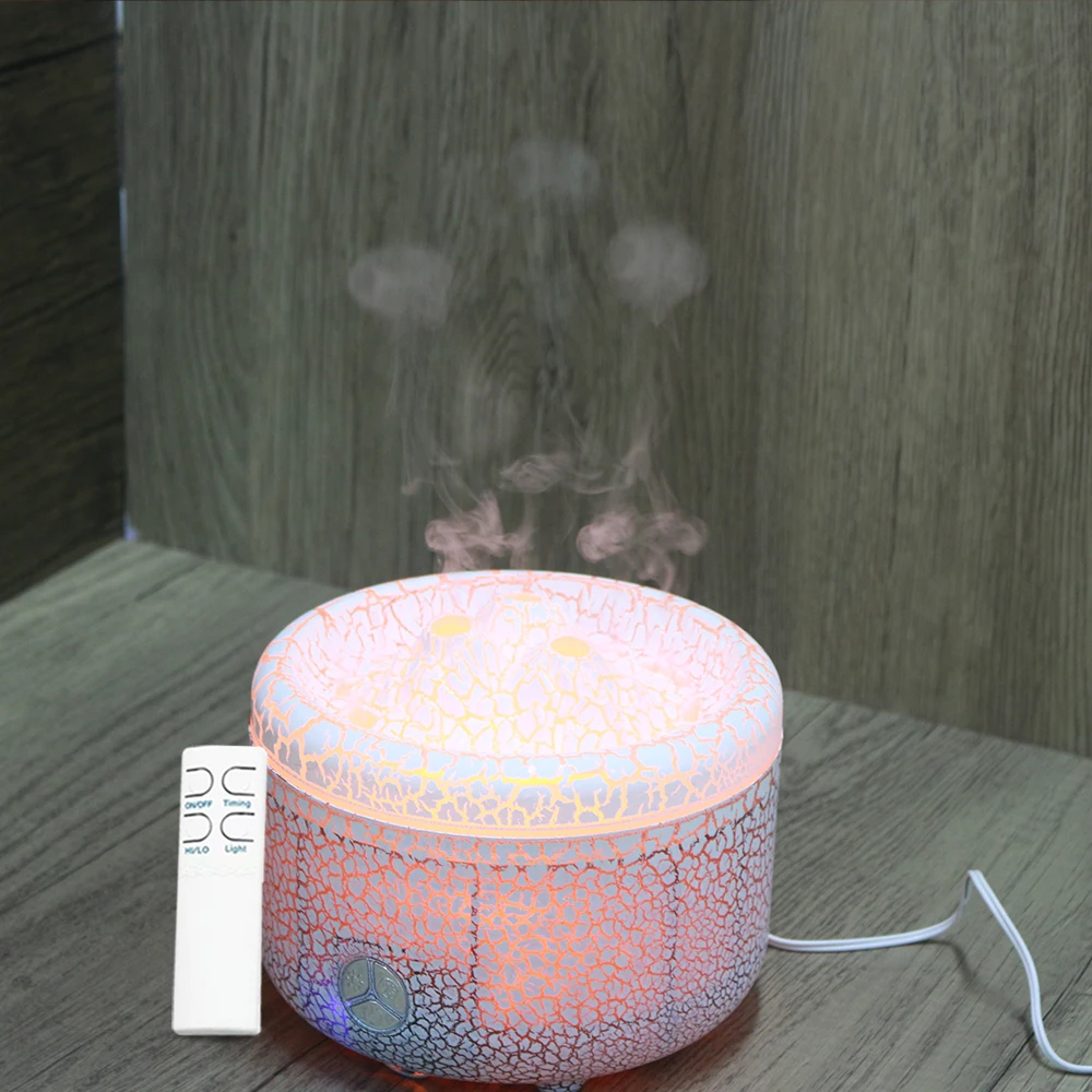 

Remote Control Aromatherapy Diffuser, 500ml Large Essential Oil Diffuser with Color Changing Lights, 2 Mist Modes, for Home Offi