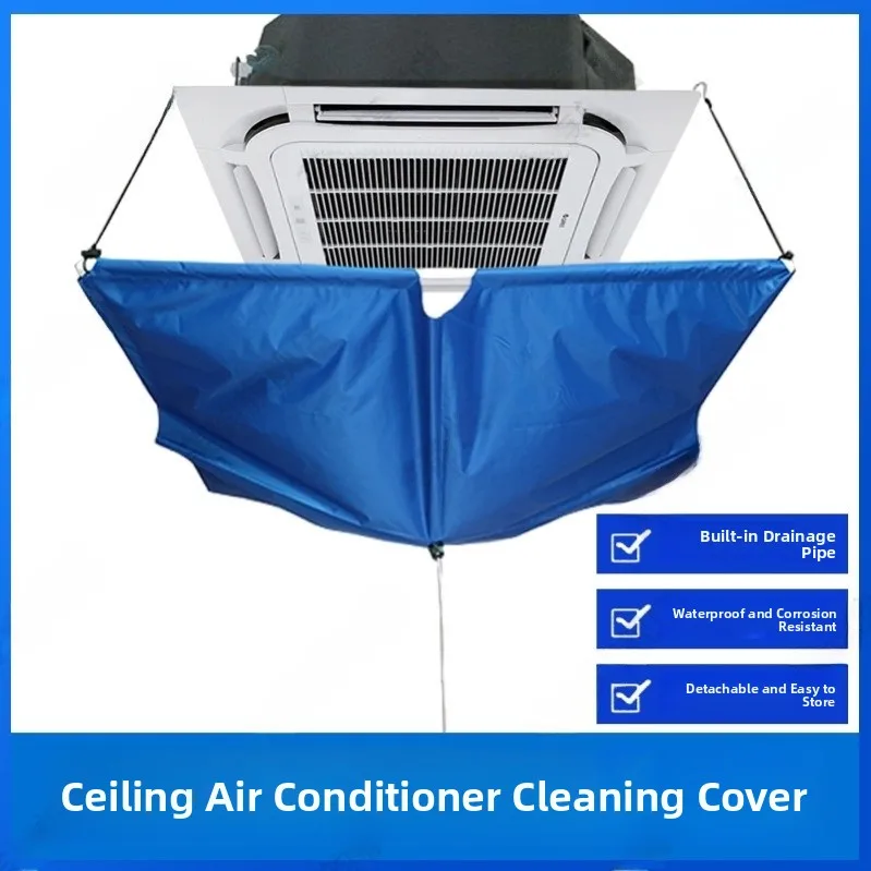 

Полный комплект: водонепроницаемый чехол для внутреннего блока кондиционера, пылезащитный мешок для хранения для потолочных кондиционеров