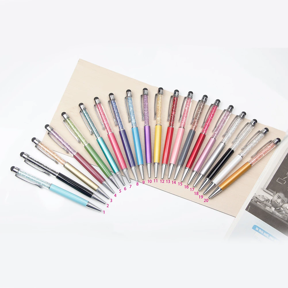 

6Pcs Multi-Functional Stylus Pen with Capacitive Ballpoint Pen Pocket Clip Office Stationery