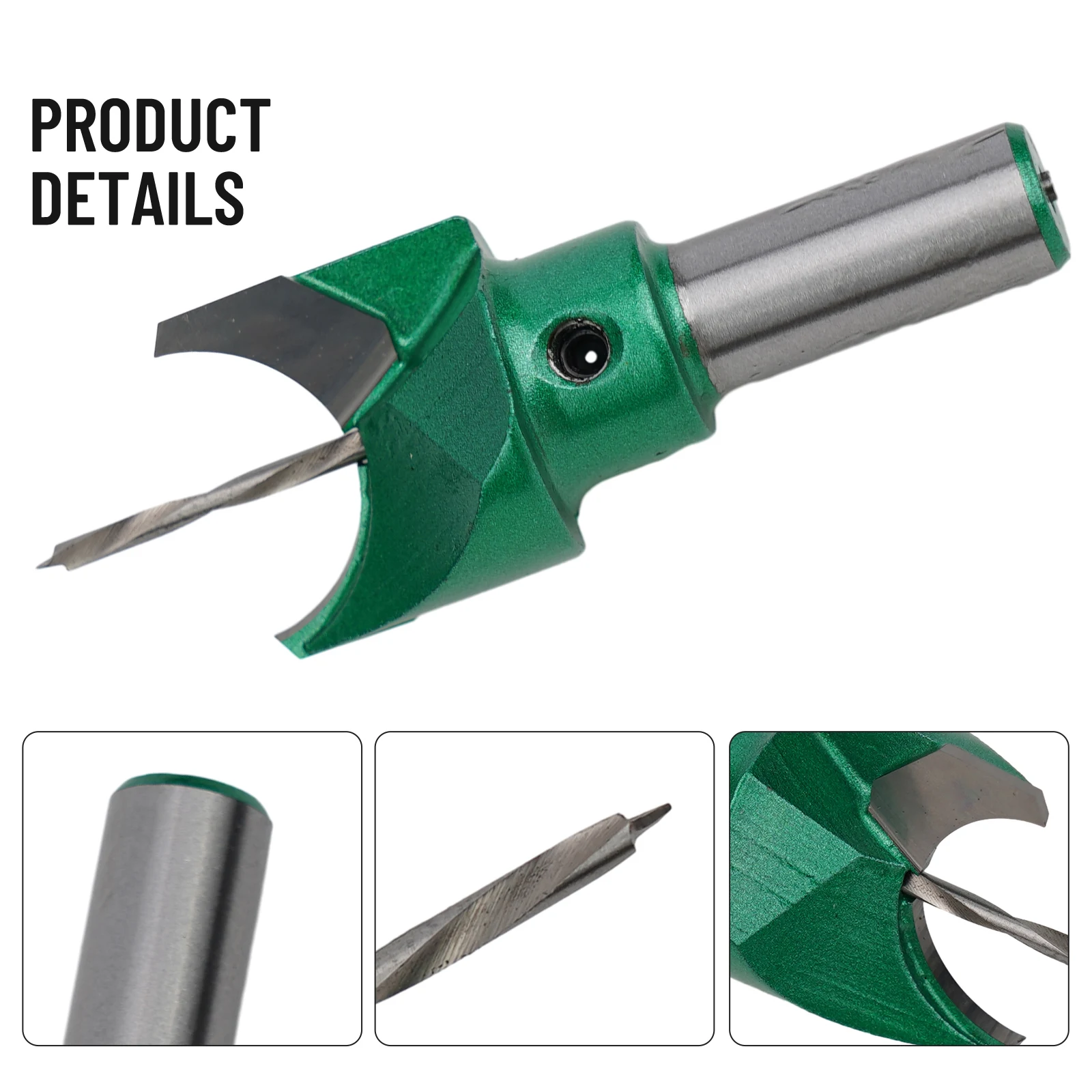 

Carbide Buddha Bead Drill Bit 6 30mm Optional Cutter Edging Diameter 10mm Shank Router Bit High Hardness Alloy Steel