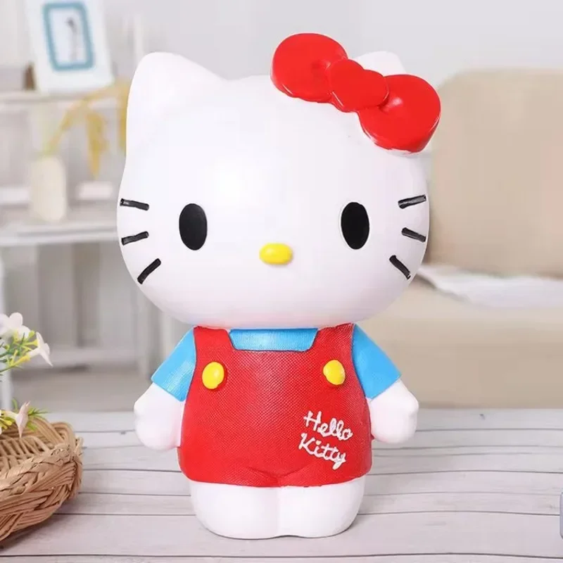 

Creative cartoon cute Sanrio kitty enamel fall-proof children's animal gifts family ornaments savings jar