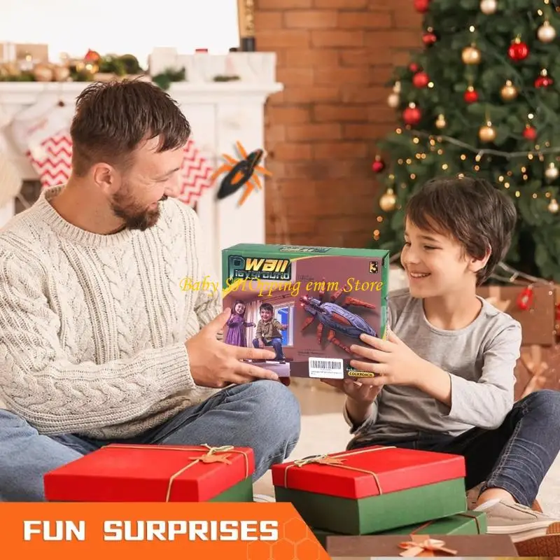 23GD Climbing Remote Control Roach: juguete robot que puede arrastrarse, adecuado para niños 4 años en adelante y