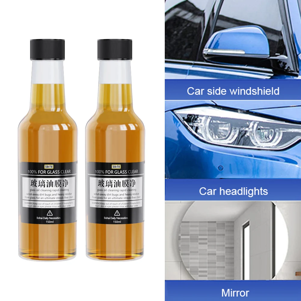 

Очиститель пятен из масляной пленки для автомобильного стекла, мощное удаление стойкой масляной пленки, универсальный обезжириватель для полировки автомобильного стекла