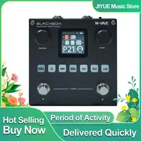 M-VAVE Blackbox Guitar Effect Pedal For Electric Guitar Bass Bass AMP Modeler Multi Effects Processor Rechargeable Pedal