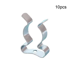 Practical Tool Holder CLIPS 6-28mm Manganese Steel OPEN TYPE Replacement SPRING TERRY CLIPS Silver For Garages