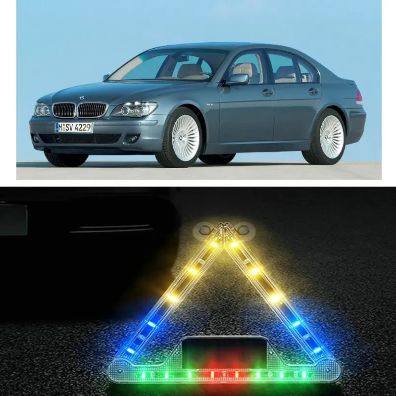 1x Car Accessories Solar LED Strobe Police Lights For BMW e65 e66 e67 e84 f48 e53 e70 F15 F85 F16 f86 e81 e87 f20 f21 e88 e82