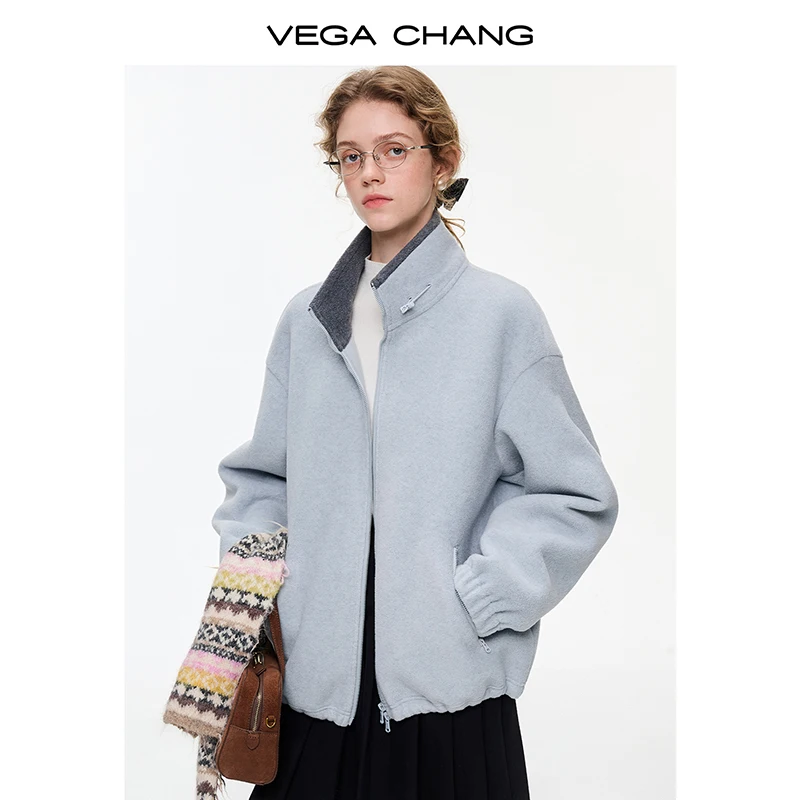 

Vega Chang New Winter Women's Thickened Polar Fleece Relaxed and Warm Short Jacket