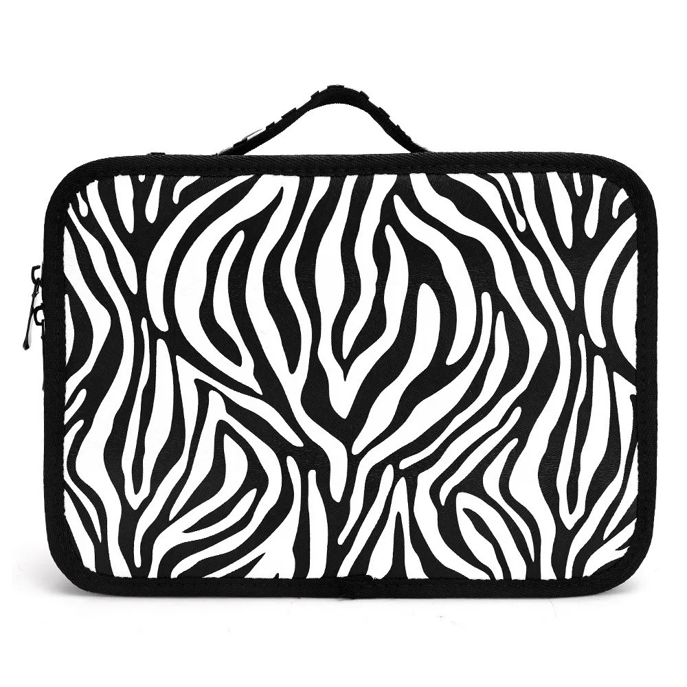 

Hairdressing Stripe Barber Box Large Capacity Makeup Bag Hairdressing Tool Storage Bag Portable Universal Electric Clipper Bag