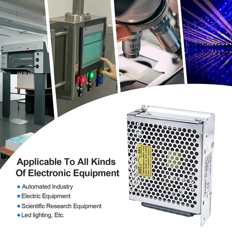 Dual 30 Watt 5V 12V Dual Output AC DC Mode Switching Power Supply SMPS D-30 Light Transformer AC 110V 220V