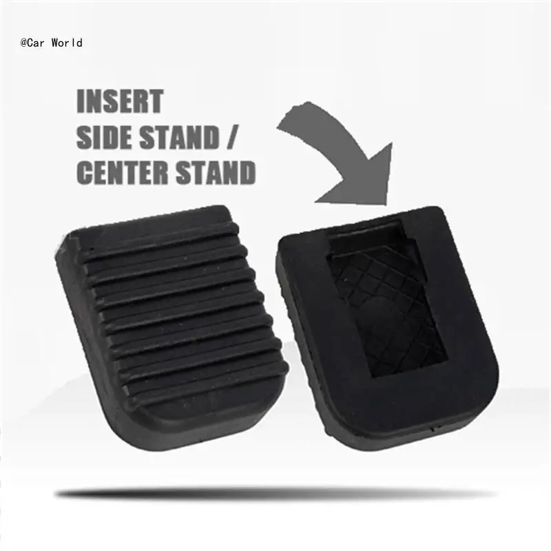 Motorcycle Support Pad Motorcycle Kickstand Pad General Fit Zijstandaard Verlenghoes voor Verbetert Ondersteuning 6XDB