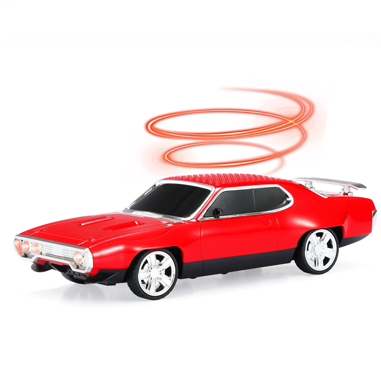 

WSTER WS-620 Wireless Bluetooth Speaker Car-Shaped LED Screen Super Car Design with TF USB FM AUX TWS Selfie Type C Support