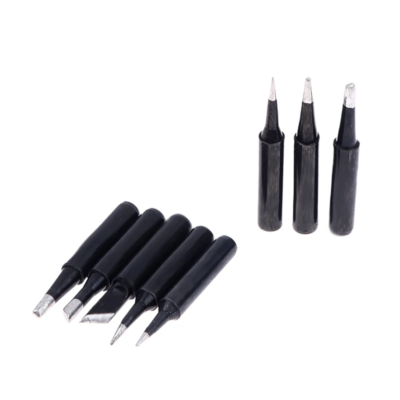 Pas uw lasstation aan met 5 stuks / pak 900M-T-I 900M-T-IS 900M-T-K ijzeren soldeerpunten in zwart koper