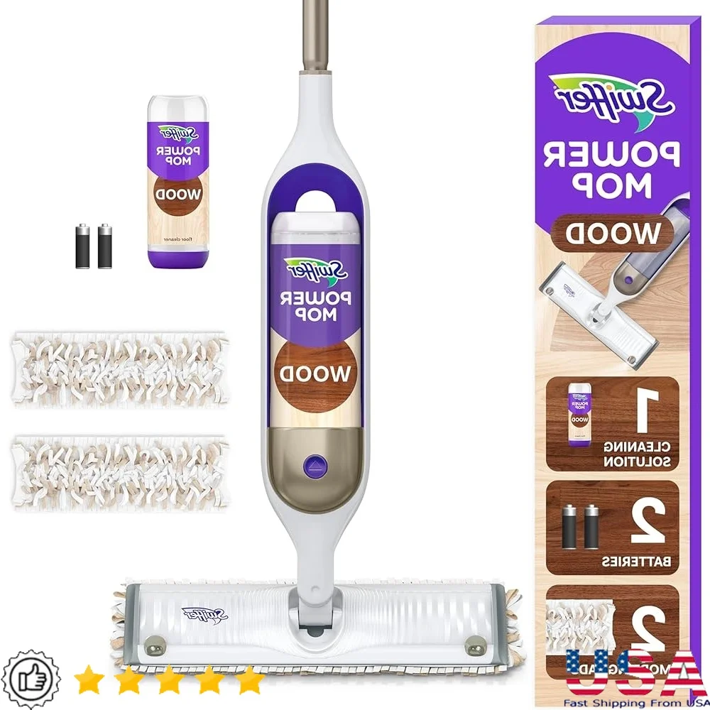 

Мощная швабра, очиститель древесины, набор для мытья полов с несколькими поверхностями, быстросохнущее решение, 2 насадки для швабры с ароматом лимона, эффективная бытовая уборка