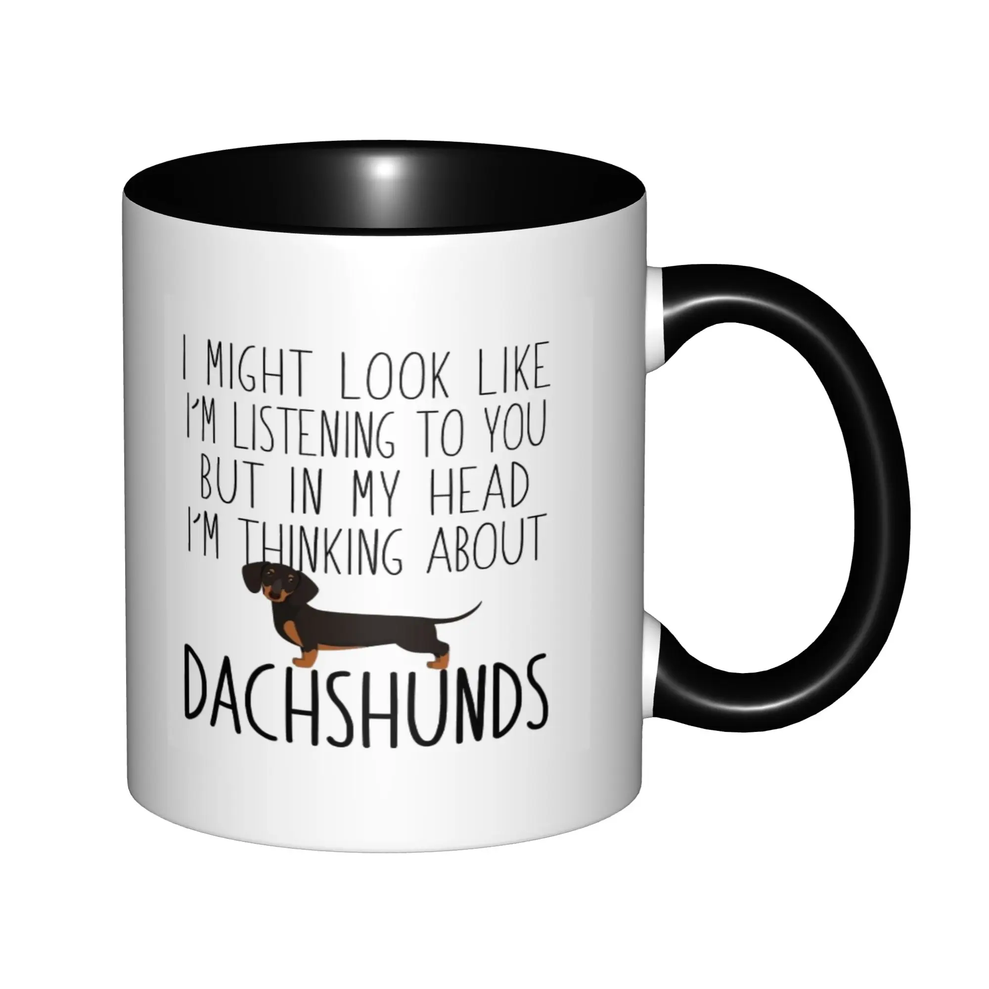 

Dachshund Mom Dad Wiener Dog Sausage Dog Lover Owner Gift Coffee Mugs For Birthday Coffee Mugs Ceramic Tea Cups 11oz