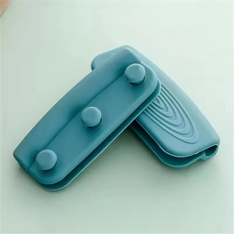 

1Pair of Silicone Handles Anti-Scalding Non-Slip SilicOne Pot Handle Cover Heat Insulation Handle Cover Kitchen Accessories