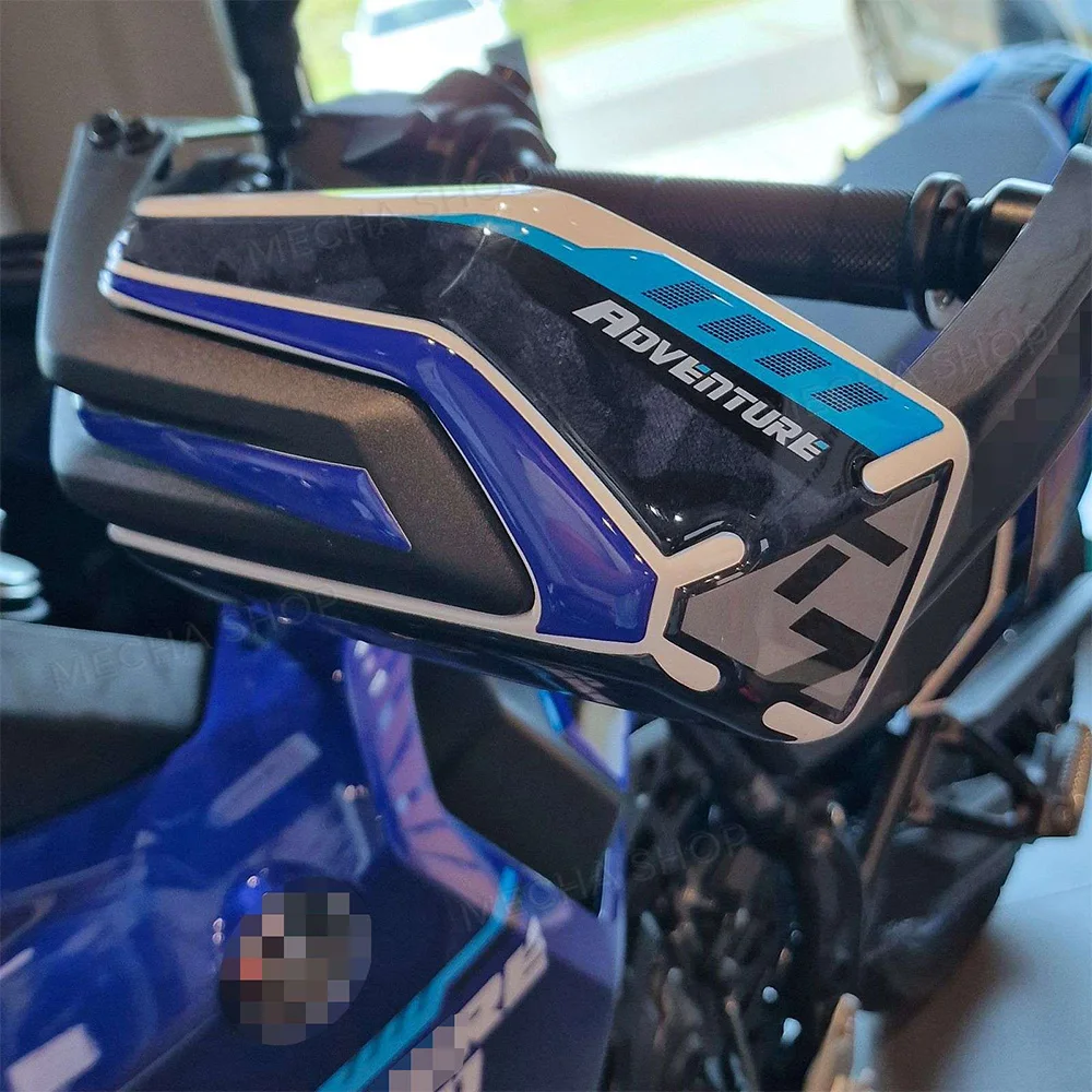 Motorcycle Handguard Sticker 3D Epoxy Resin Sticker for Tenere 700 2025 2026