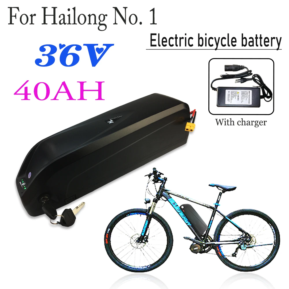 For Hailong No. 1 36V 40Ah High capacity newly upgraded BMS battery pack,Long lasting endurance，With charger