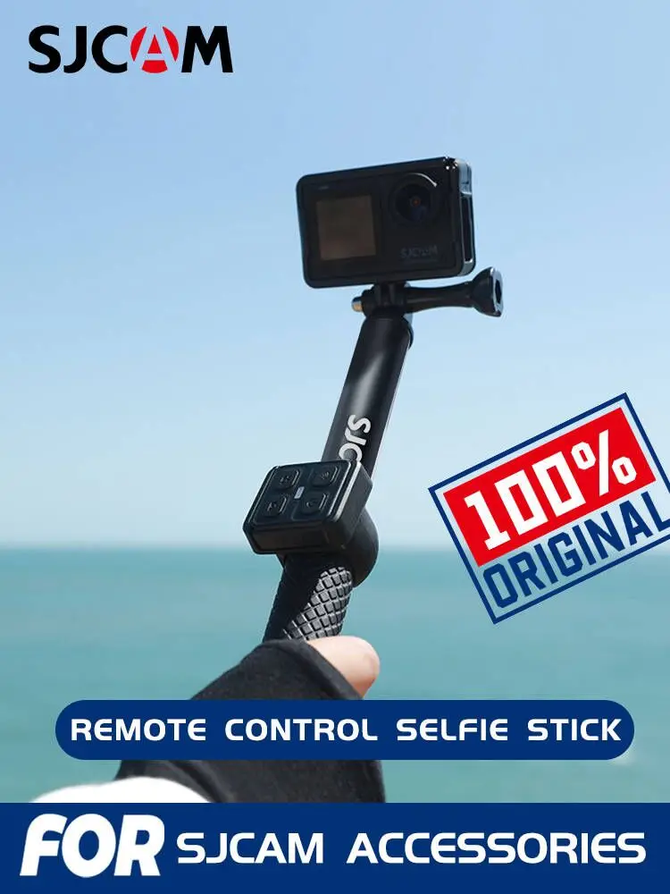 SJCAM Remote Control Selfie Stick Monopod Aluminum For SJCAM C300 C200 SJ20 SJ11 SJ10 SJ8PRO SJ6 Legend Action Camera