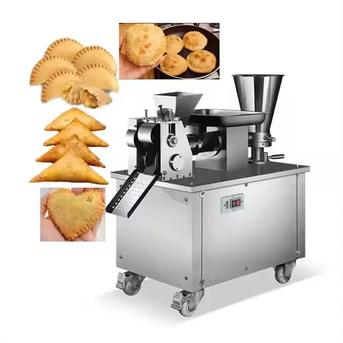 High Efficiency Stainless Steel Automatic Samosa Dumpling Ravioli Pelmeni Gyoza Momo Production Machine 110V/220V for Home Use