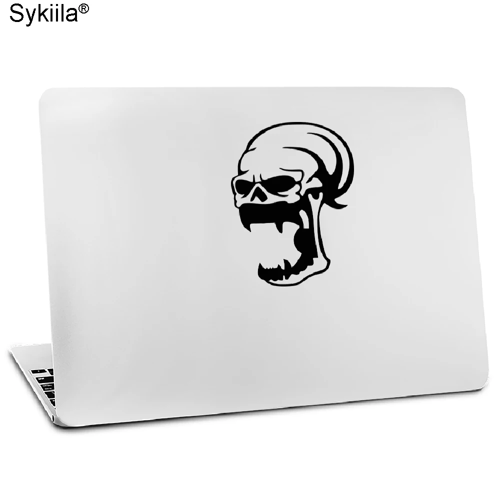 Đầu Lâu Cướp Biển Trắng Miếng Dán Cho Macbook Da Không 11 13 Pro 13 15 17 Retina Laptop Máy Tính Logo Decal
