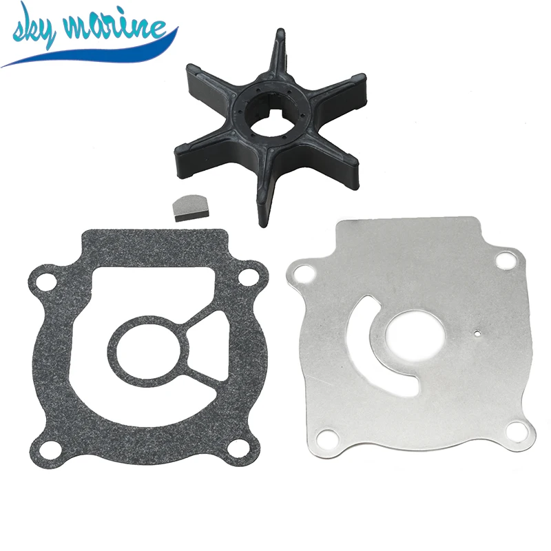 Water Pump Impeller Repair Kit 17400-96350 for Suzuki Outboard Engine 2 Stroke DT20/25/35/40 18-3242 17400-96353