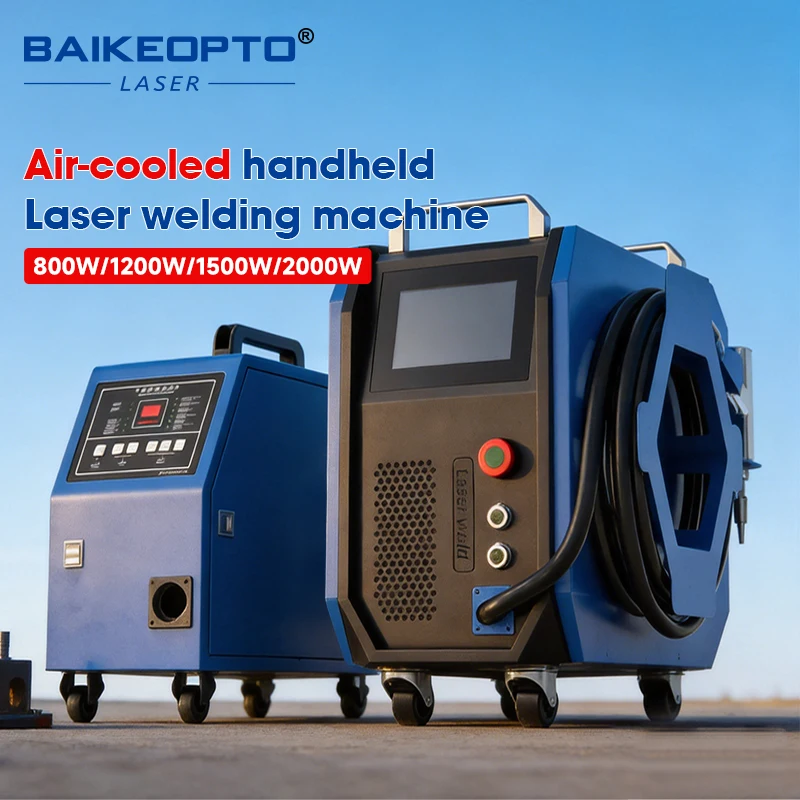 800W Air-Cooled Handheld Laser Welder Portable 4-in-1 Machine for Metal Welding Cutting Rust Cleaning